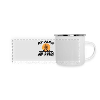 Farm - Panoramic Camper Mug - white - Front