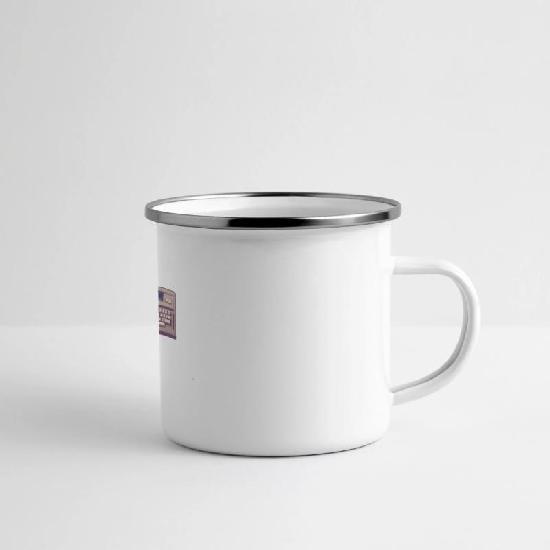 Panorama Emaille-Tasse
