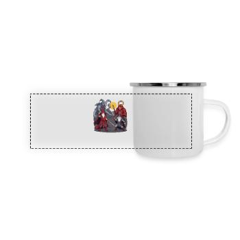 Mythic Pixel Standoff - Panoramic Camper Mug - white - Front