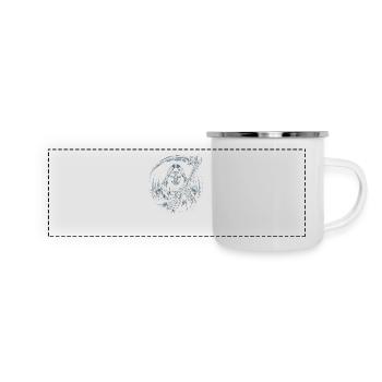 Gardien de l’éternité - Mug panoramique émaillé - blanc - Devant