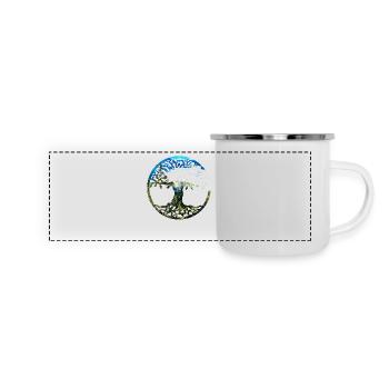 Tree of LifeZillertal - Panoramic Camper Mug - white - Front