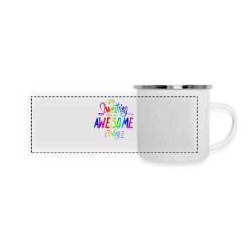 slogan illustration style art vector fashion graphics - Panoramic Camper Mug - white - Front