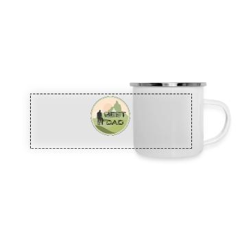 best dad - Panoramic Camper Mug - white - Front