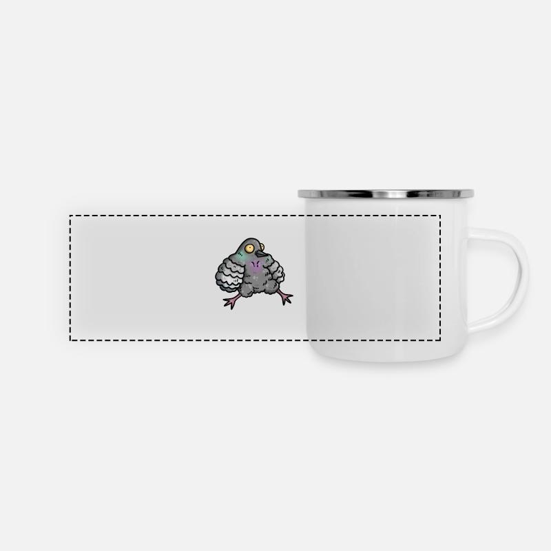 dove - Panoramic Camper Mug - white