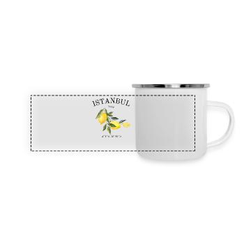 Istanbul - Turkey - Bosphorus - Souvenir - Travel - Panoramic Camper Mug - white - Front