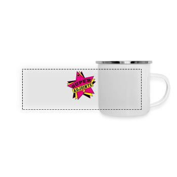 Super ADJOINTE - Mug panoramique émaillé - blanc - Devant