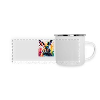 Hare - Panoramic Camper Mug - white - Front