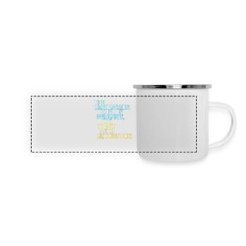 La Révolution sera féministe, ou ne sera-t-elle pas - Mug panoramique émaillé - blanc - Devant