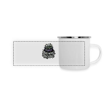 Hexenkessel – Brewing Trouble - Panoramic Camper Mug - white - Front