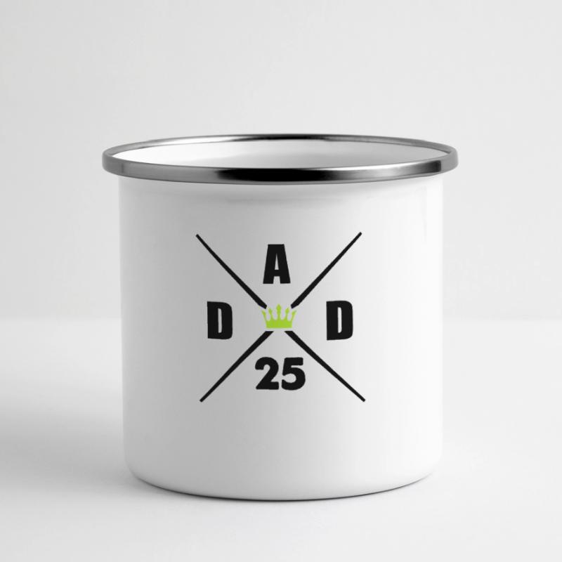 papa 25 Mug panoramique émaillé