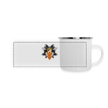 Odin - Oldschool - Panoramic Camper Mug - white - Front
