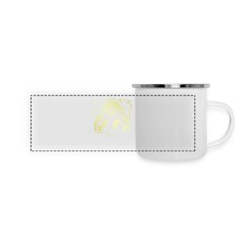 Grizzly Bear Boxer - Panoramic Camper Mug - white - Front