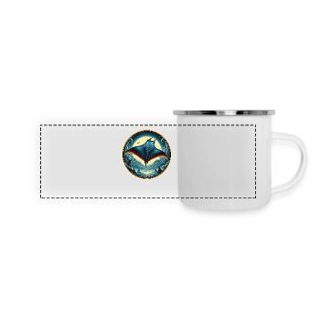 Ray Fish - Panoramic Camper Mug - white - Front