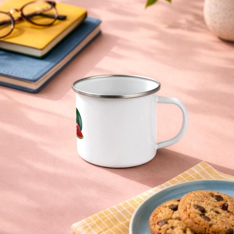 Pastèque Mug panoramique émaillé