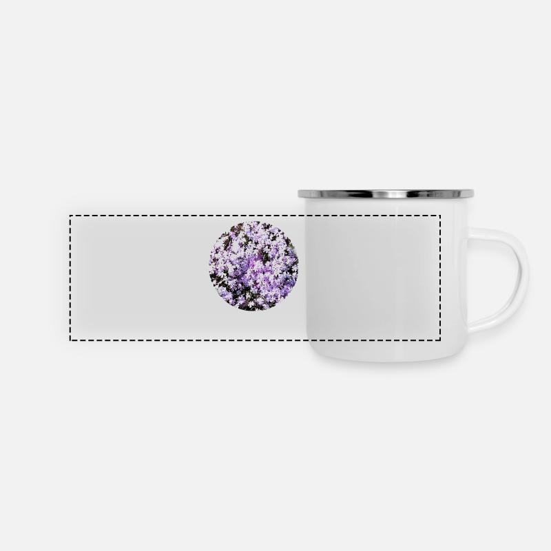 Blue carpet - Panoramic Camper Mug - white