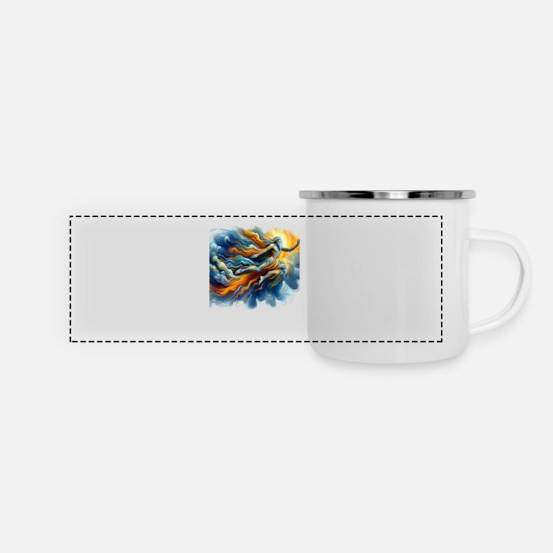 Divine Man - Panoramic Camper Mug - white