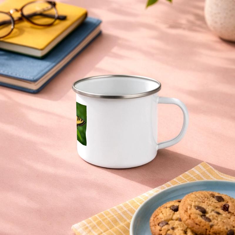 Eastern Tiger swallowtail Panoramic Camper Mug