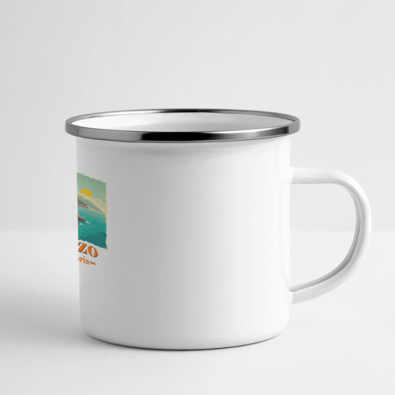 Pizzo Calabre orange Mug panoramique émaillé