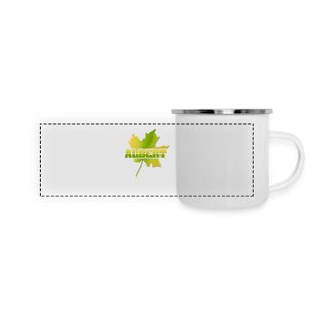Albert Albert - Mug panoramique émaillé - blanc - Devant