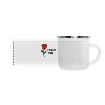 FAVORITE ROSE - Panoramic Camper Mug - white - Front