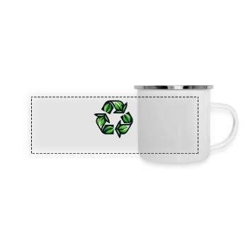 Recycled Sheets - Panoramic Camper Mug - white - Front