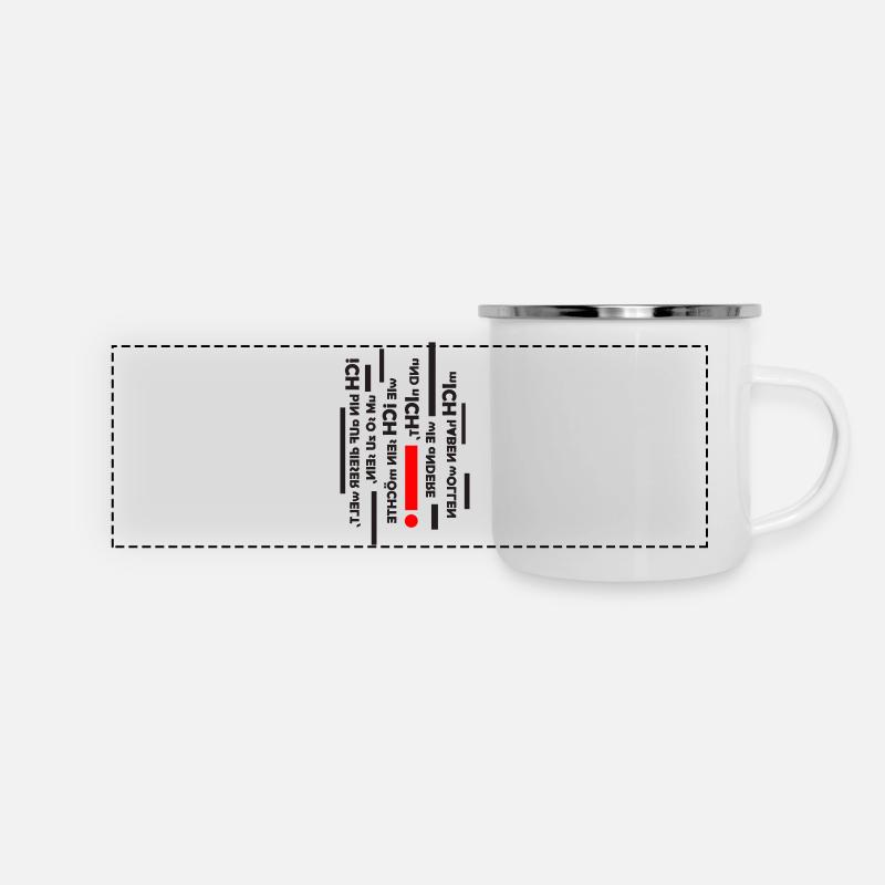 I am I. - Panoramic Camper Mug - white