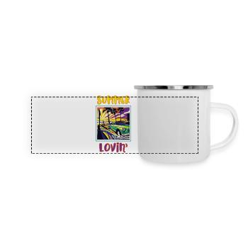 Summer Lovin' - Panoramic Camper Mug - white - Front