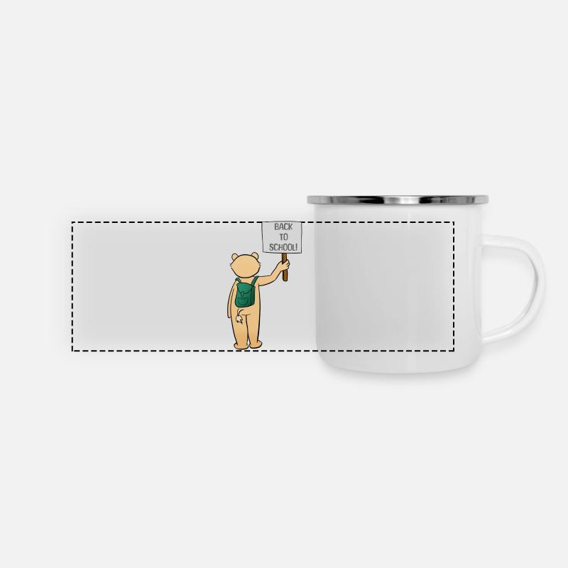Back to School - Panoramic Camper Mug - white