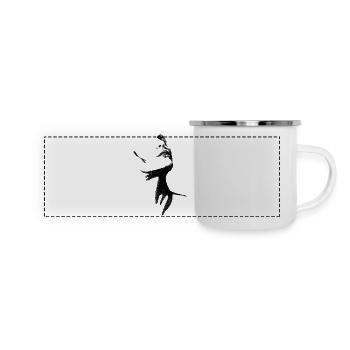 Silhouettes of Beauty - Panoramic Camper Mug - white - Front