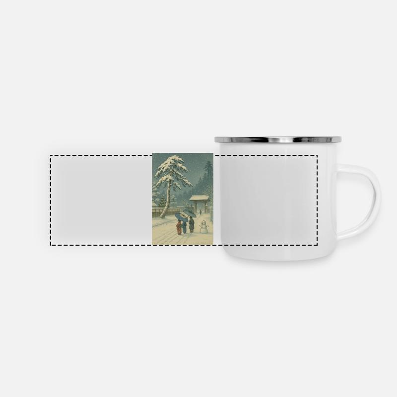 Christmastime - Panoramic Camper Mug - white