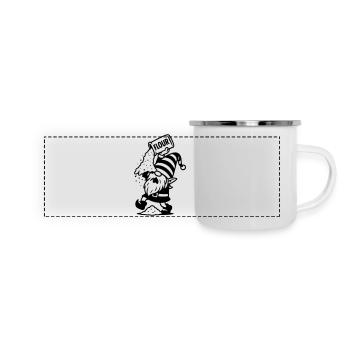 Gnome Flour Biscuits Bake - Panoramic Camper Mug - white - Front