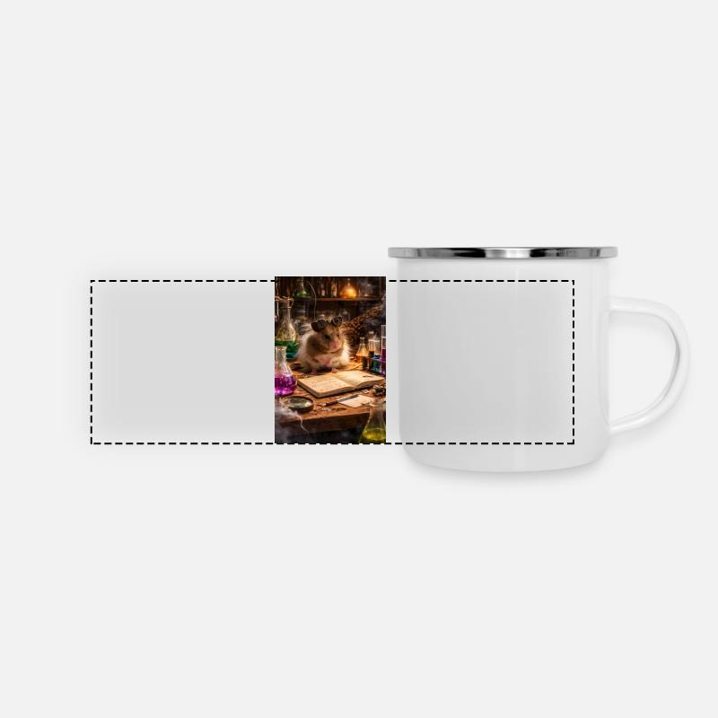 Chico 11: Steampunk Alchemist - Panoramic Camper Mug - white