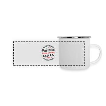 MAÏA PARFAITE - PRENOM MAÏA - Mug panoramique émaillé - blanc - Devant