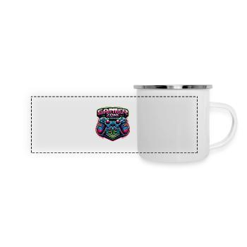 Gamer Zone - Controller Illustration - Panoramic Camper Mug - white - Front