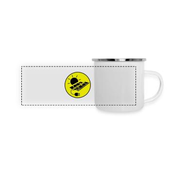 Photovoltaic System Symbol Solar Energy - Panoramic Camper Mug - white - Front