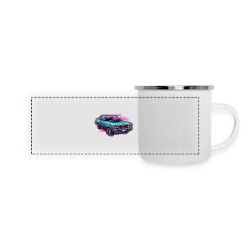 Car / Vehicle / Passenger Car / Mobile / Old Timer / Driving - Panoramic Camper Mug - white - Front