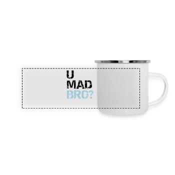 u mad bro? - Panoramic Camper Mug - white - Front