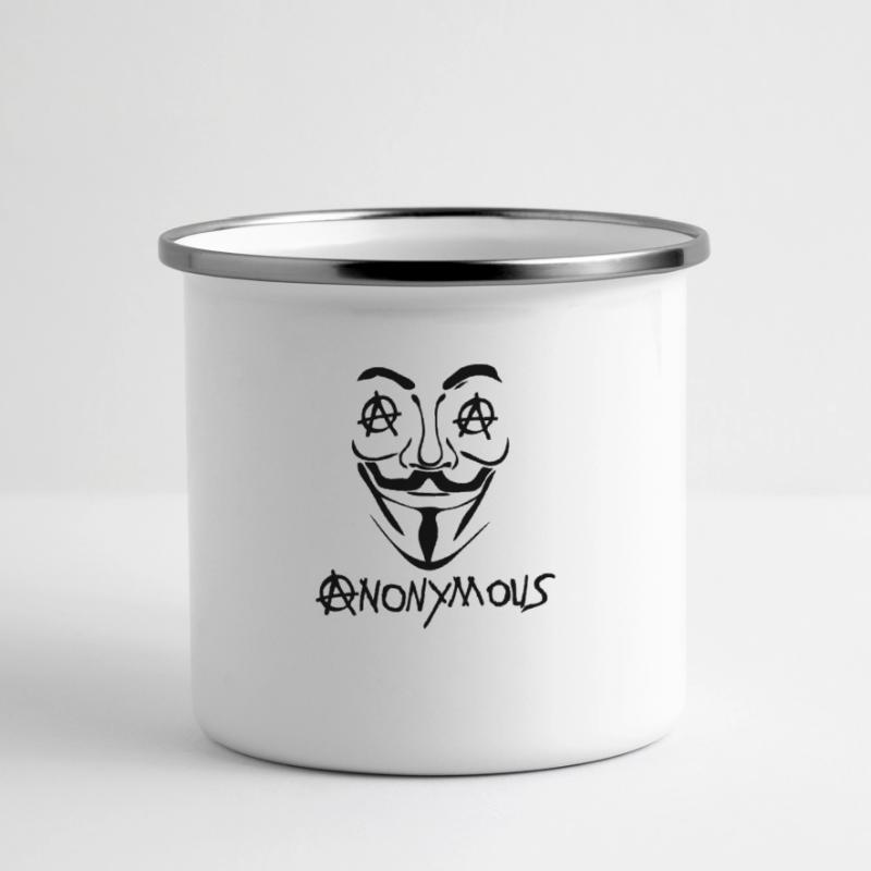 anarchy logo anonymous2 mask mask Panoramic Camper Mug