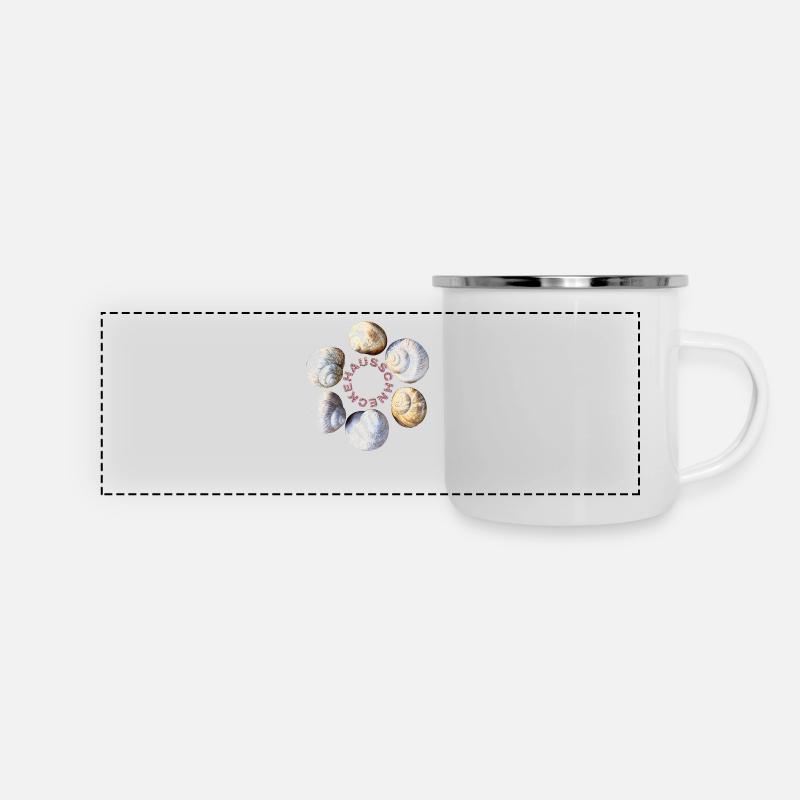 House snail - Panoramic Camper Mug - white