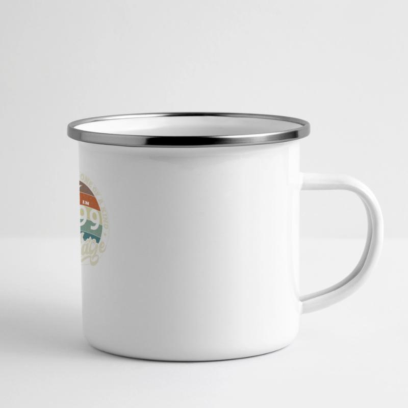 Vintage 1999 meilleur de 1999 - annif 26 ans Mug panoramique émaillé