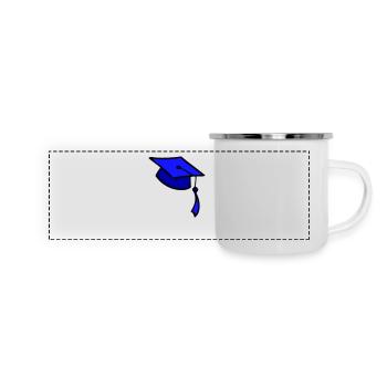 college, graduation, cap, trains, University of, - Panoramic Camper Mug - white - Front