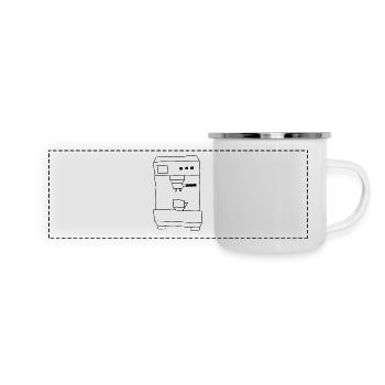 espresso Maker - Panoramic Camper Mug - white - Front