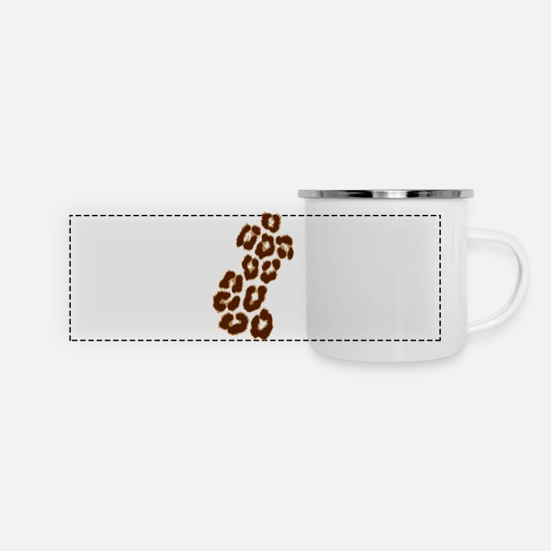 Leopard_V1 - Panoramic Camper Mug - white