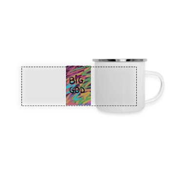 Big God Retro - Panoramic Camper Mug - white - Front