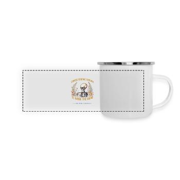 Strong coffee tshirt design - Panoramic Camper Mug - white - Front