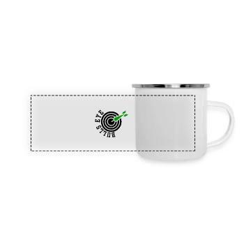 Bulls Eye Darts - Darts Players - Darts Fans - Darts - Panoramic Camper Mug - white - Front