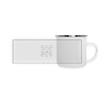Argentina Champion Soccer Badge Design - Panoramic Camper Mug - white - Front