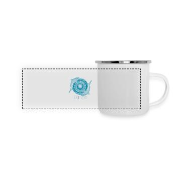 Requin bouledogue des Tonga - Mug panoramique émaillé - blanc - Devant