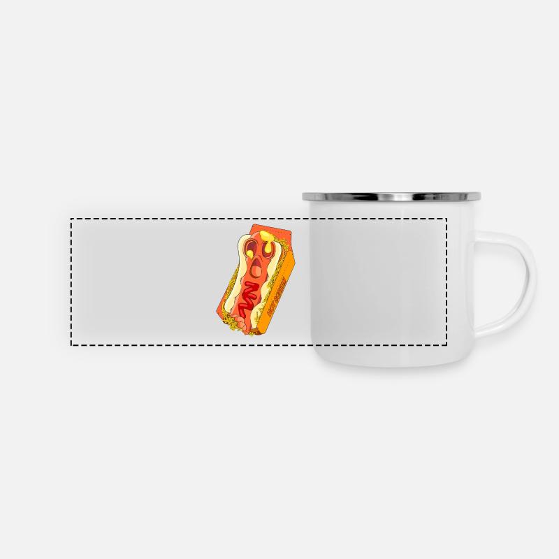 HOT SCREAM - Panoramic Camper Mug - white