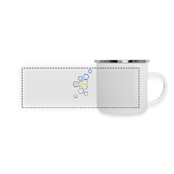 Name Anthony - Panorama Emaille-Tasse - Weiß - Vorne